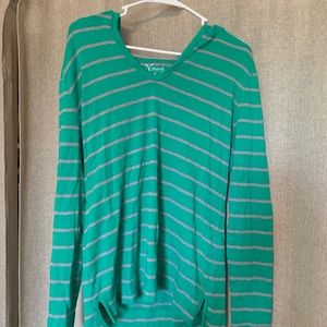 Natural Reflections Striped Hoodie